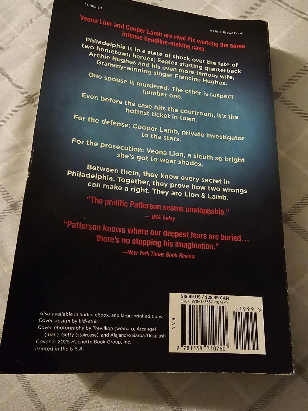 Lion and Lamb: A Thriller by James Patterson and Duane Swierczynski (2025)